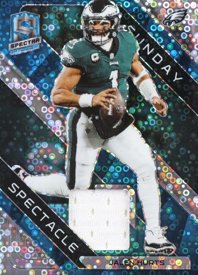 2023 Panini Spectra Football Neon Blue Jalen Hurts #SS-JHU