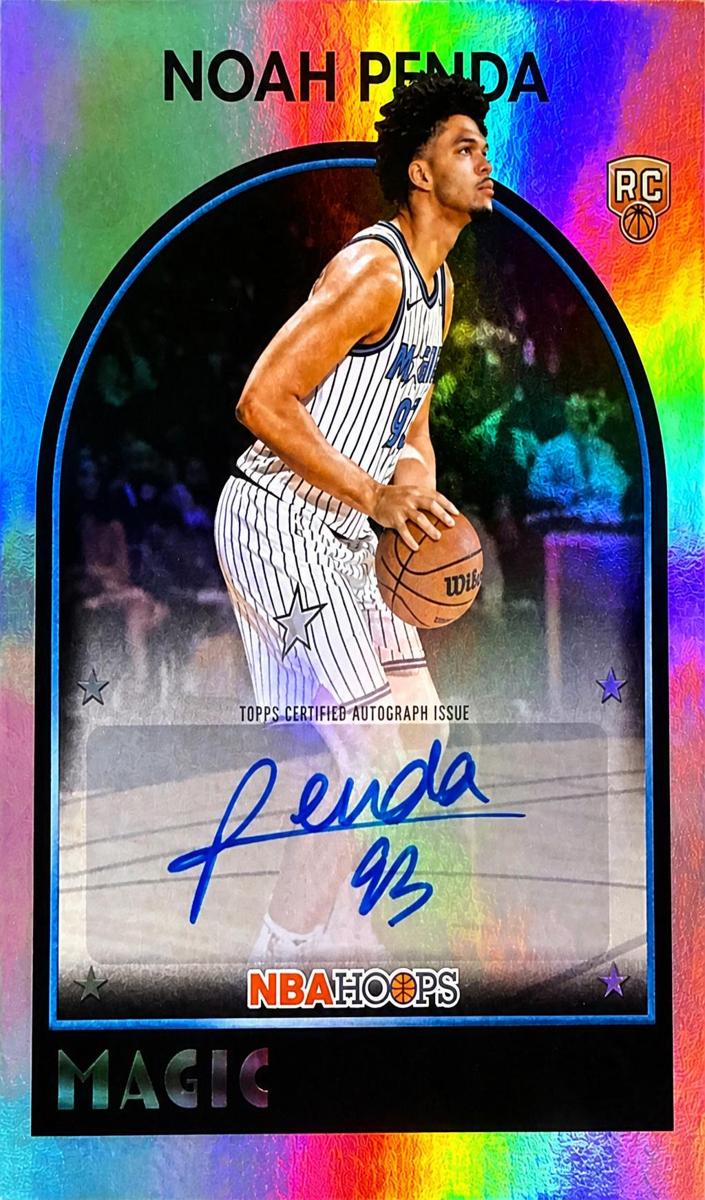 2025 Topps NBA Hoops Basketball Green Hoops Noah Penda #89S-NP