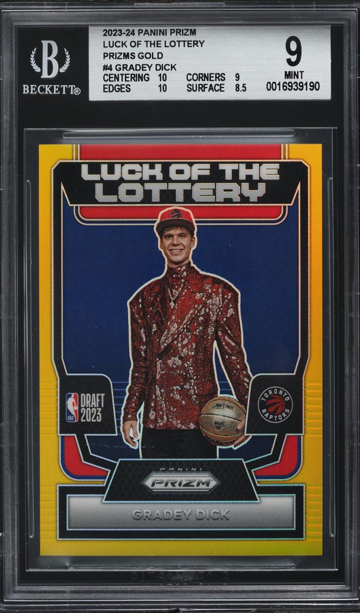 2023 Panini Prizm Basketball Gold Gradey Dick #4