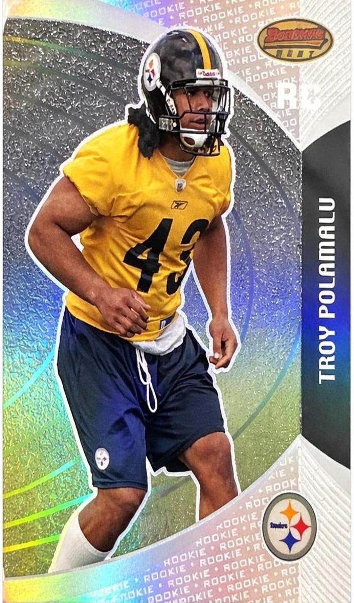 2003 Bowman's Best Football Troy Polamalu #90 PSA 9