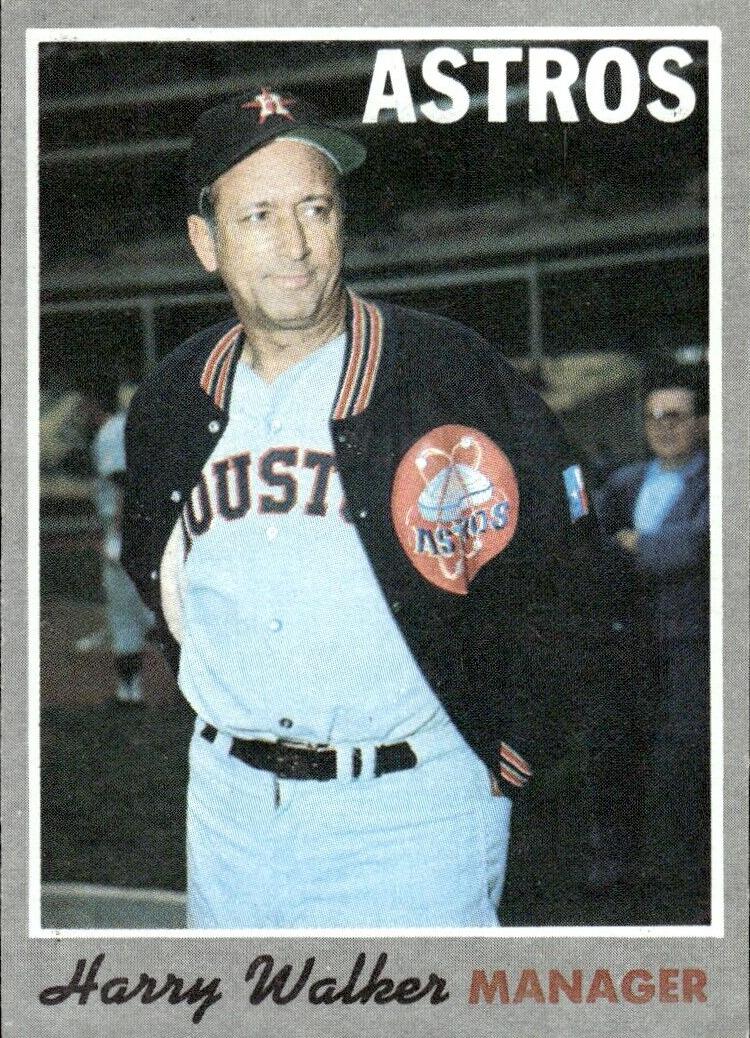 1970 Topps Baseball Harry Walker #32