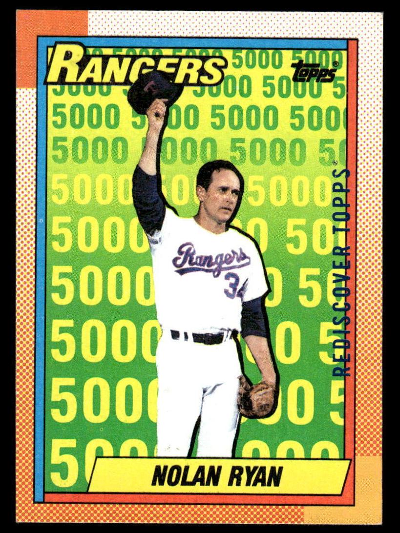 1990 Topps Baseball Nolan Ryan #5 PSA 9