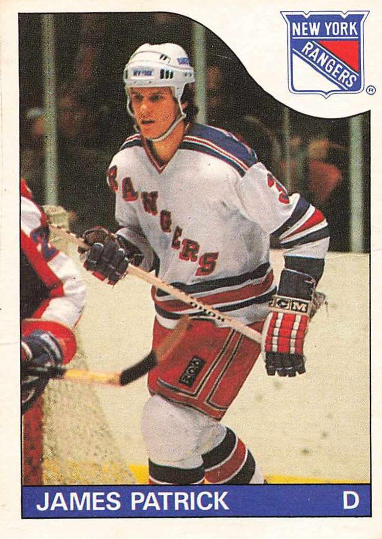 1985 O-Pee-Chee Hockey James Patrick #15