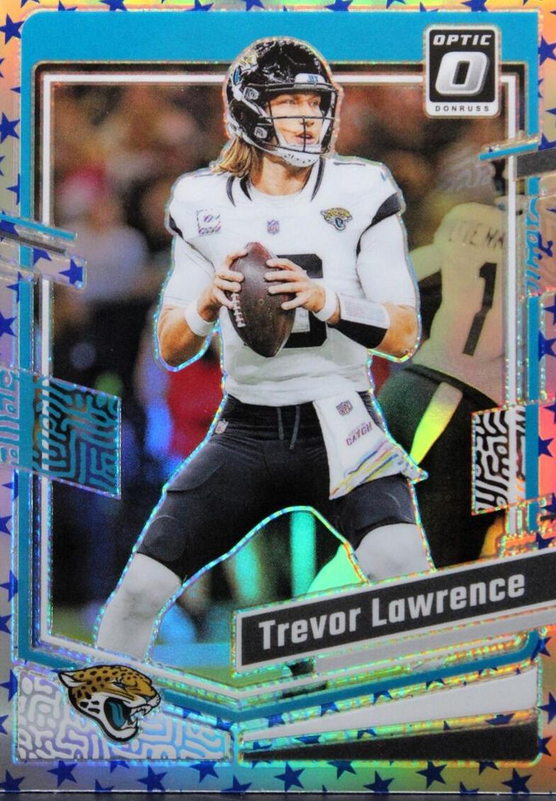 2023 Donruss Optic Football Stars Trevor Lawrence #87 PSA 9