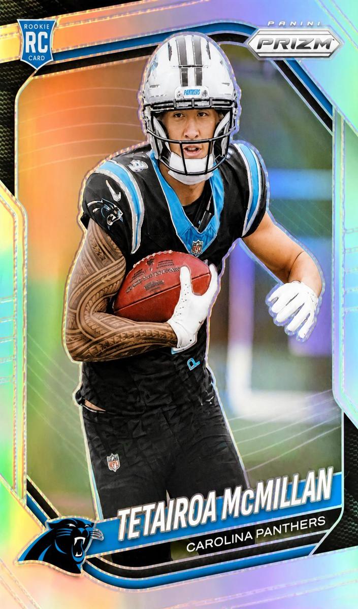 2025 Panini Prizm Football Silver Tetairoa McMillan #311 PSA 10