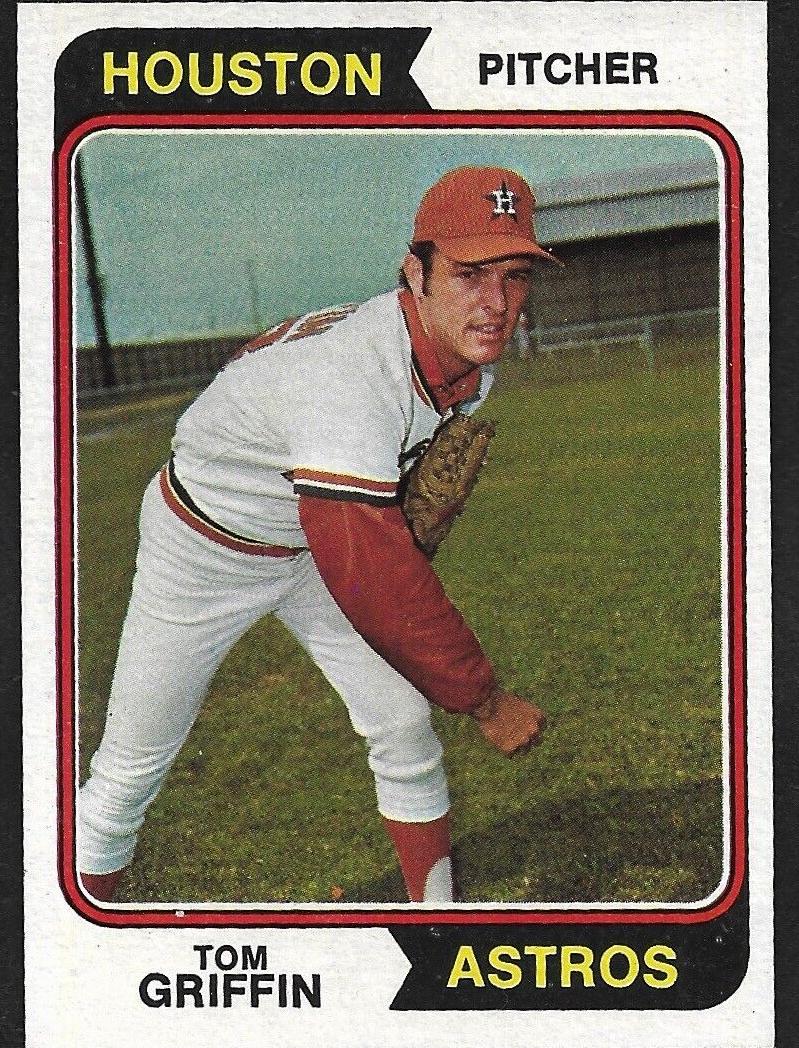1974 Topps Baseball Tom Griffin #256