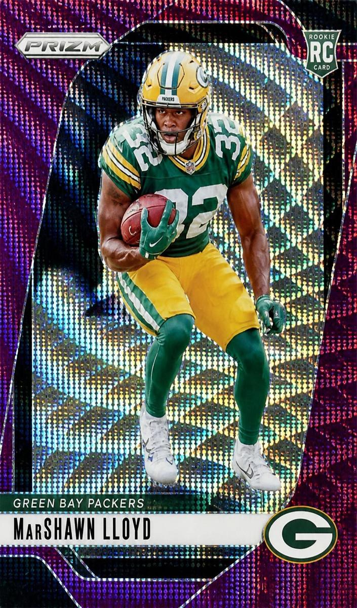 2024 Panini Prizm Football Purple Wave MarShawn Lloyd #374