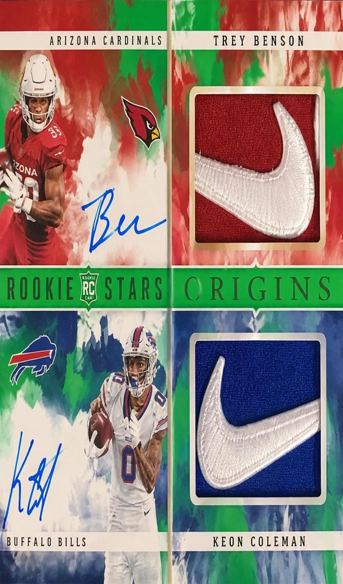 2024 Panini Origins Football Nike Tag Black Trey Benson #RBO-TBE