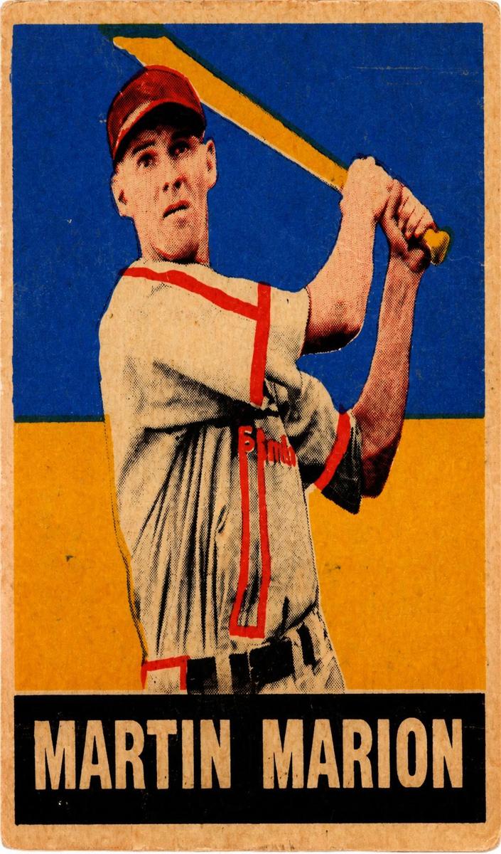 1948 Leaf Baseball Marty Marion #97 PSA 5.5