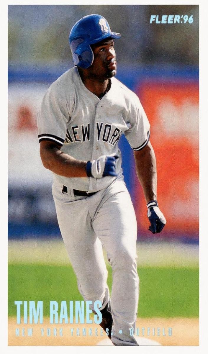 1996 Fleer Update Baseball Tim Raines #U66 PSA 9
