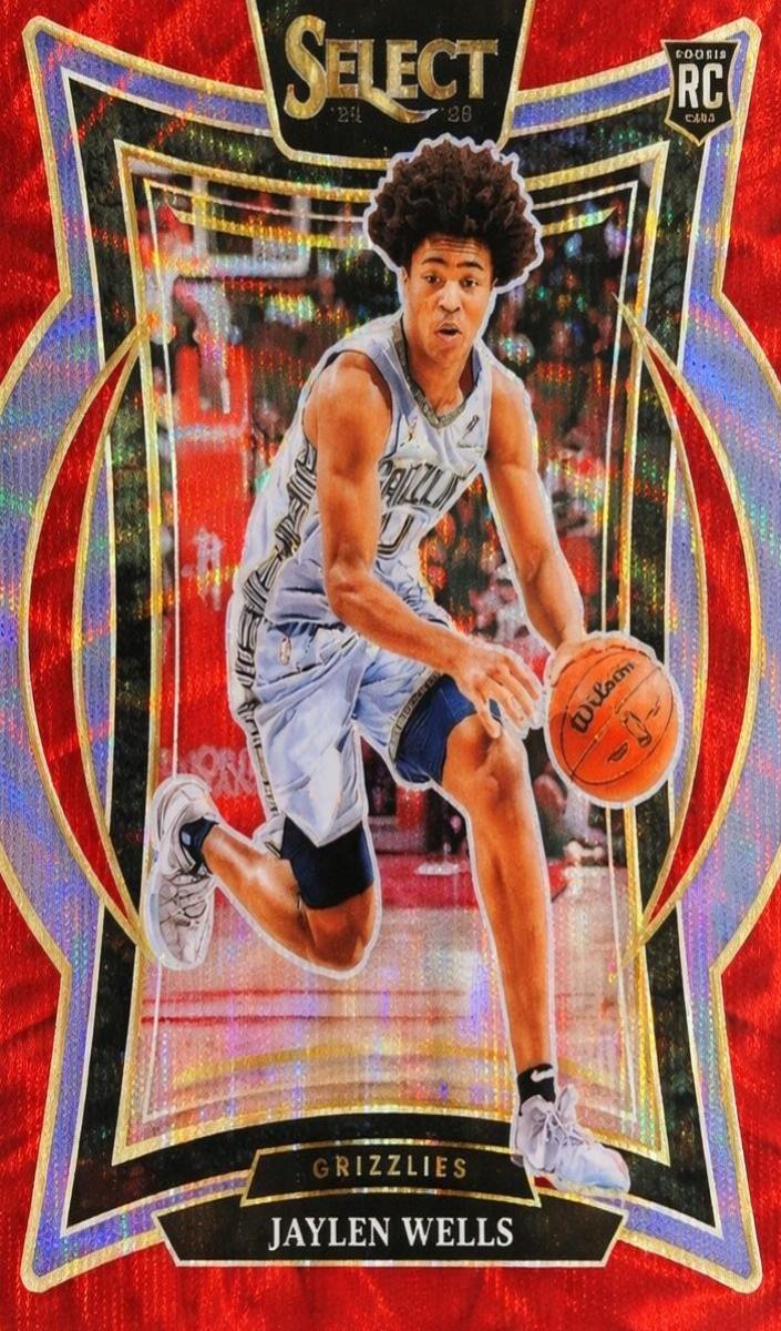 2024 Panini Select Basketball Red Wave Jaylen Wells #79