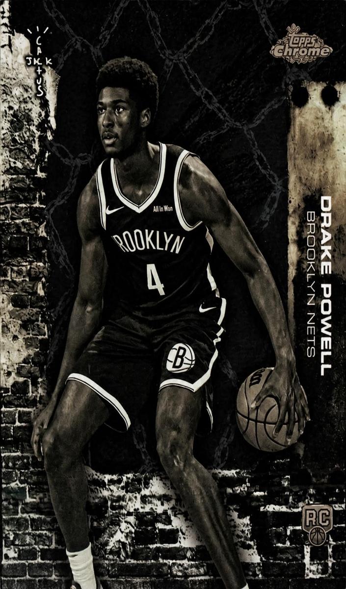 2025 Topps Chrome Cactus Jack Basketball Drake Powell #82