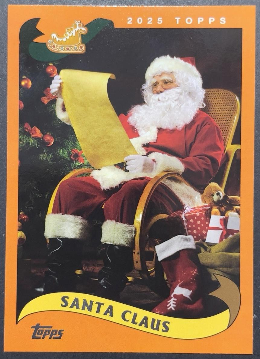 2025 Topps Holiday Baseball Santa Claus #TSA-02 PSA 10