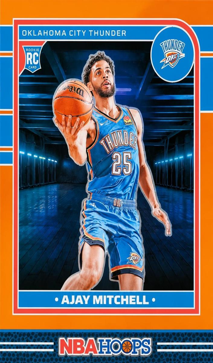 2024 Panini Hoops Basketball Premium Orange Ajay Mitchell #268