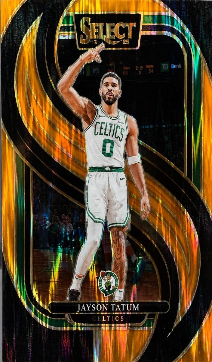 2024 Panini Select Basketball Orange Flash Jayson Tatum #110