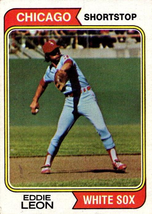 1974 Topps Baseball Eddie Leon #501 PSA 9