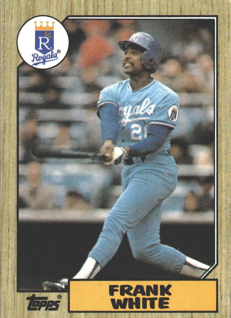 1987 Topps Baseball Frank White #692 PSA 9