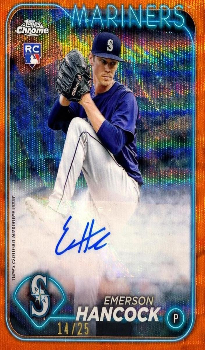 2024 Topps Chrome Update Baseball Orange Emerson Hancock #AC-EH
