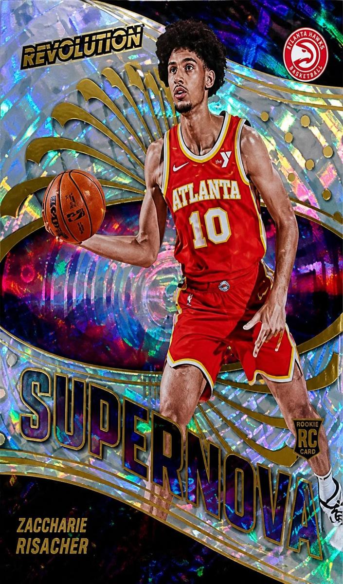 2024 Panini Revolution Basketball Fractal Zaccharie Risacher #17