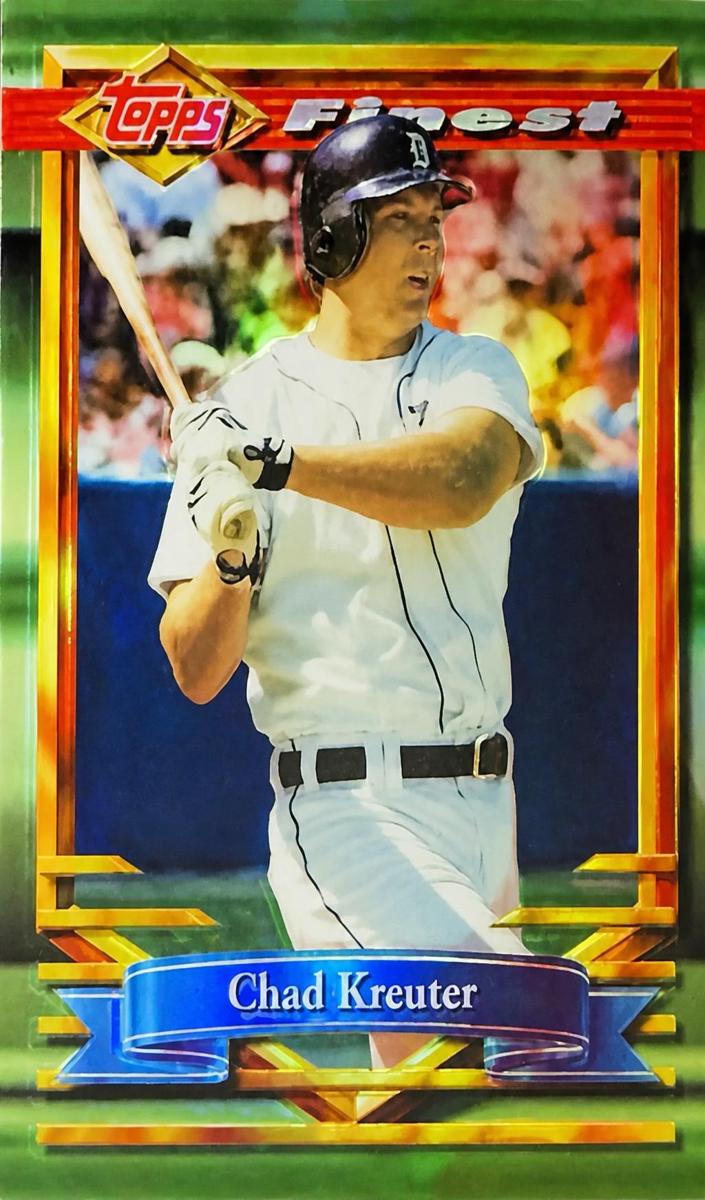 1994 Topps Finest Baseball Refractor Chad Kreuter #388