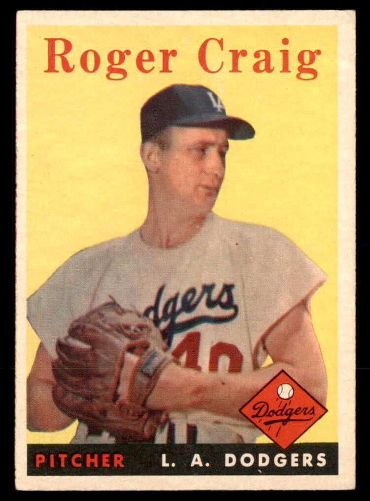 1958 Topps Baseball Roger Craig #194 PSA 5