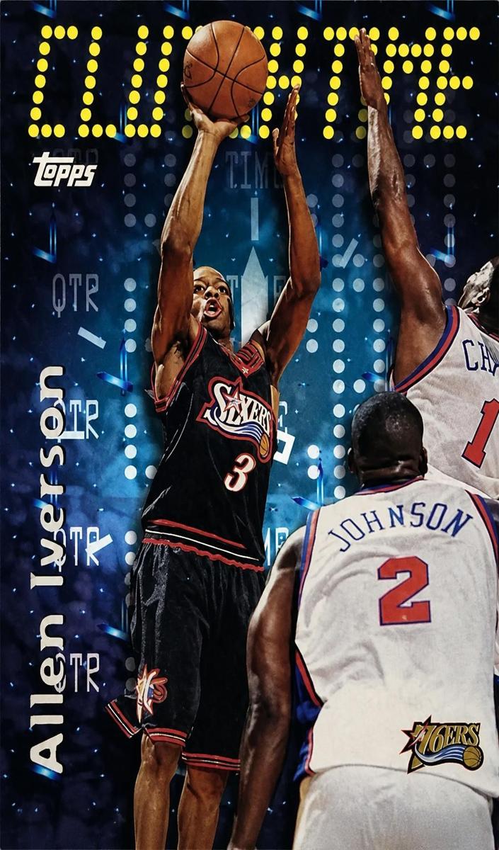 1997 Topps Basketball Allen Iverson #CT19