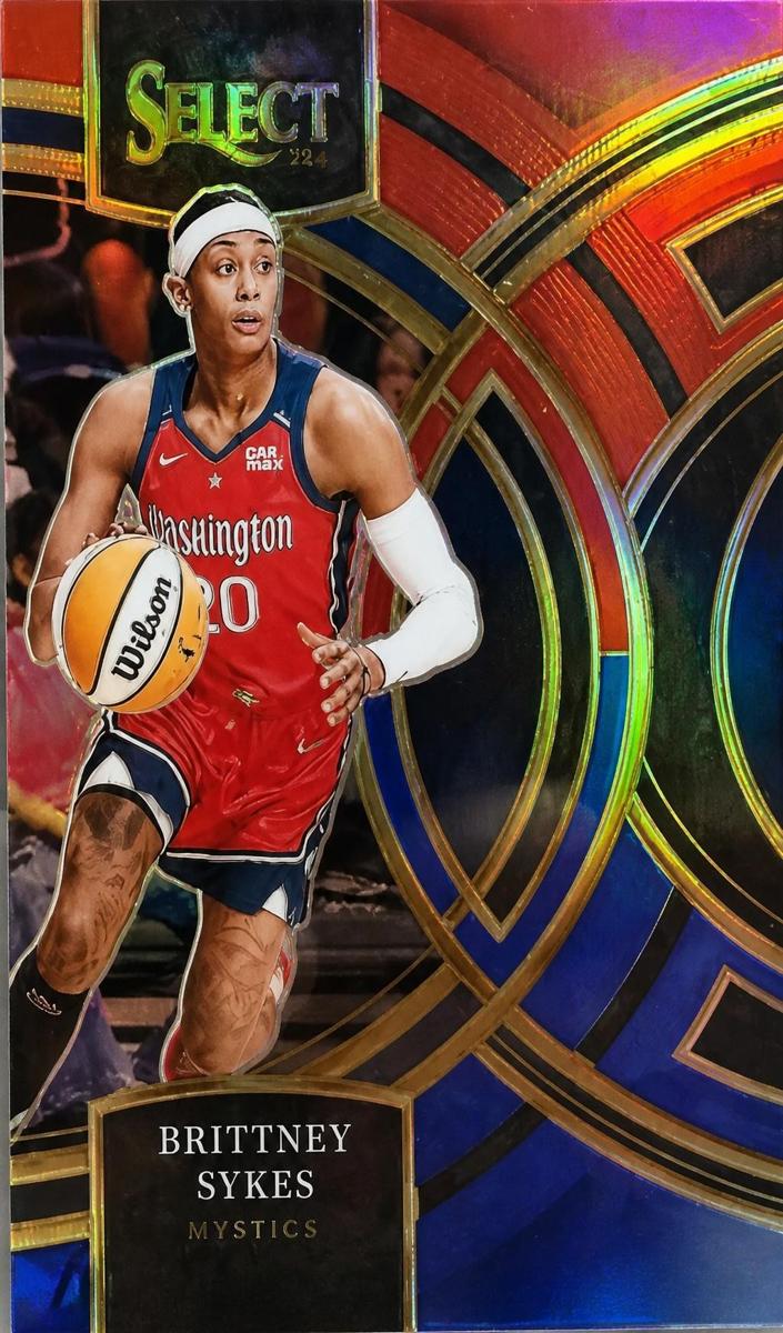 2024 Panini Select WNBA Basketball Red and Blue Brittney Sykes #106