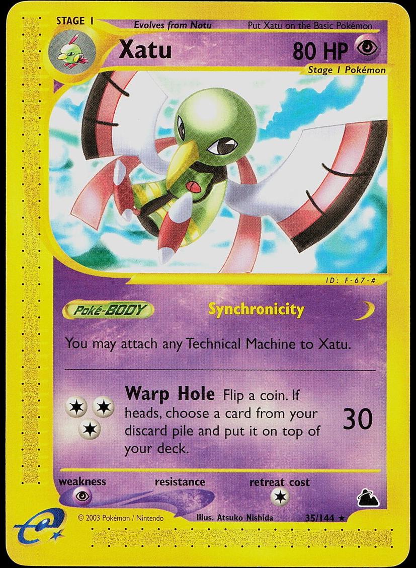 2003 Pokemon Skyridge Xatu #35 PSA 10