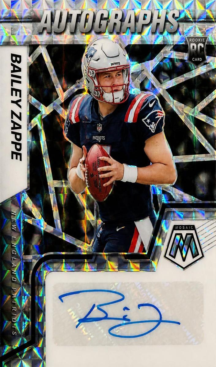 2022 Panini Mosaic Football Bailey Zappe #RAM-BZ