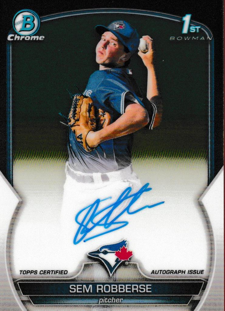 2023 Bowman Chrome Prospects Baseball Sem Robberse #CPA-SR PSA 10