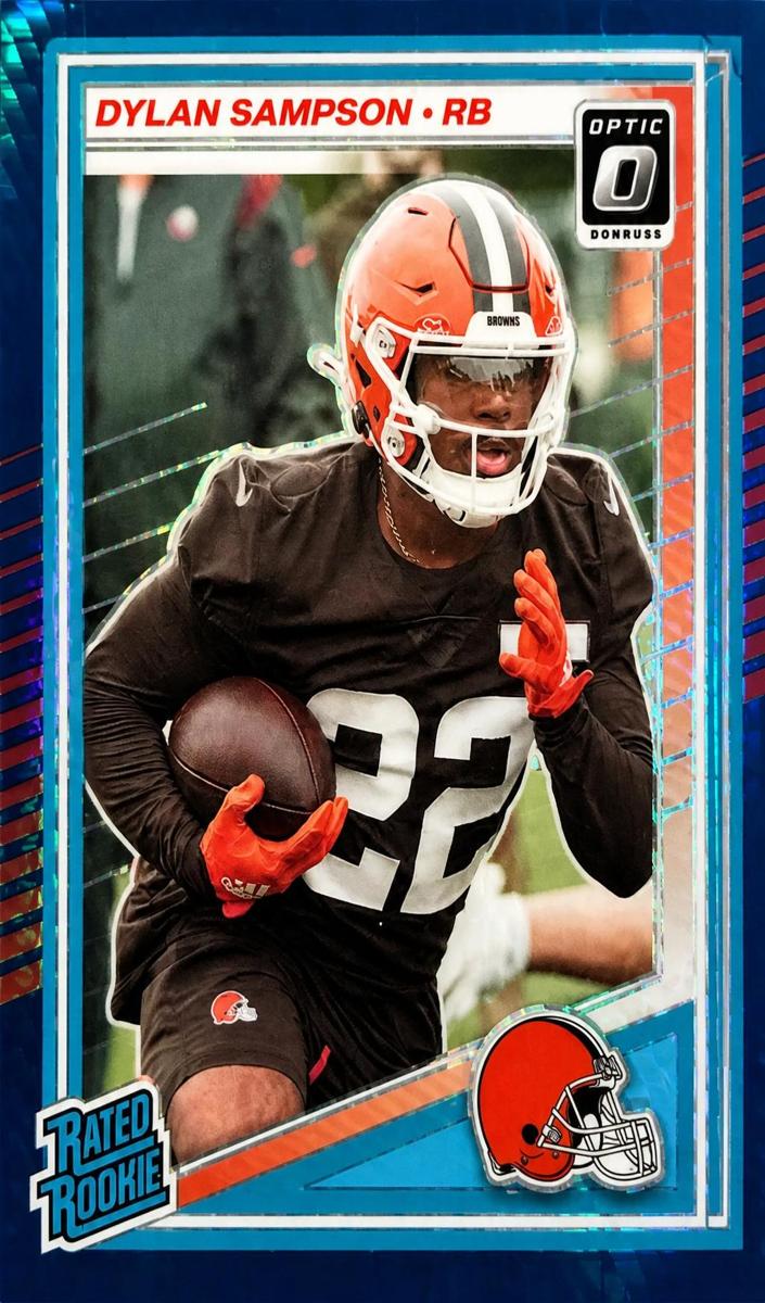 2025 Donruss Optic Football Blue Scope Dylan Sampson #238