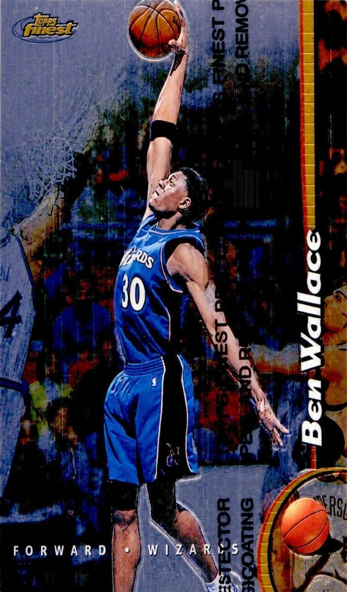 1998 Topps Finest Basketball Ben Wallace #201