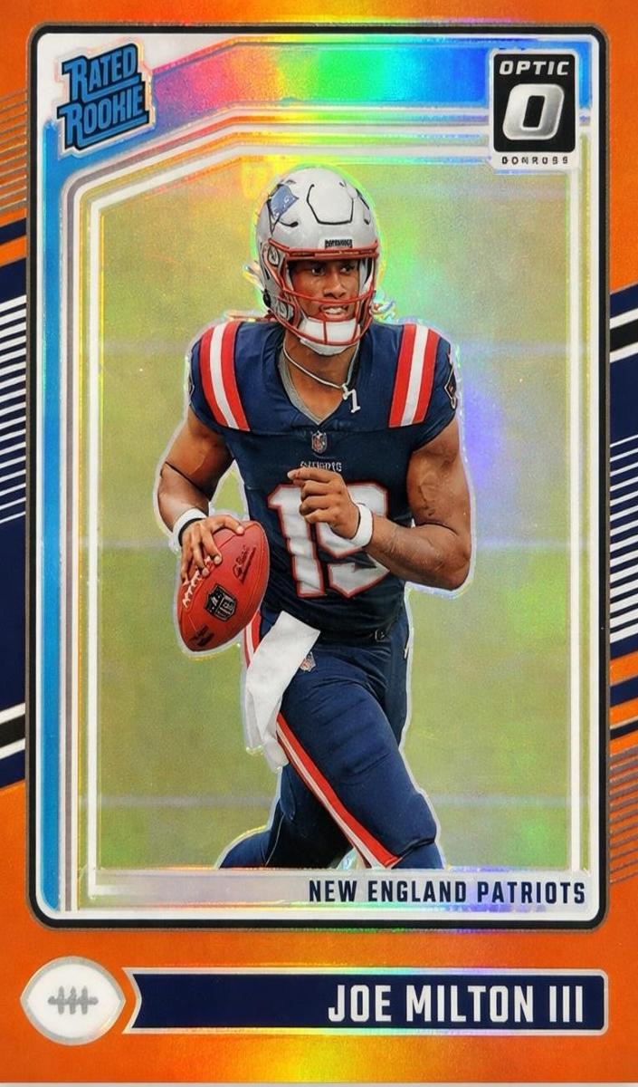 2024 Donruss Optic Football Orange Joe Milton III #255