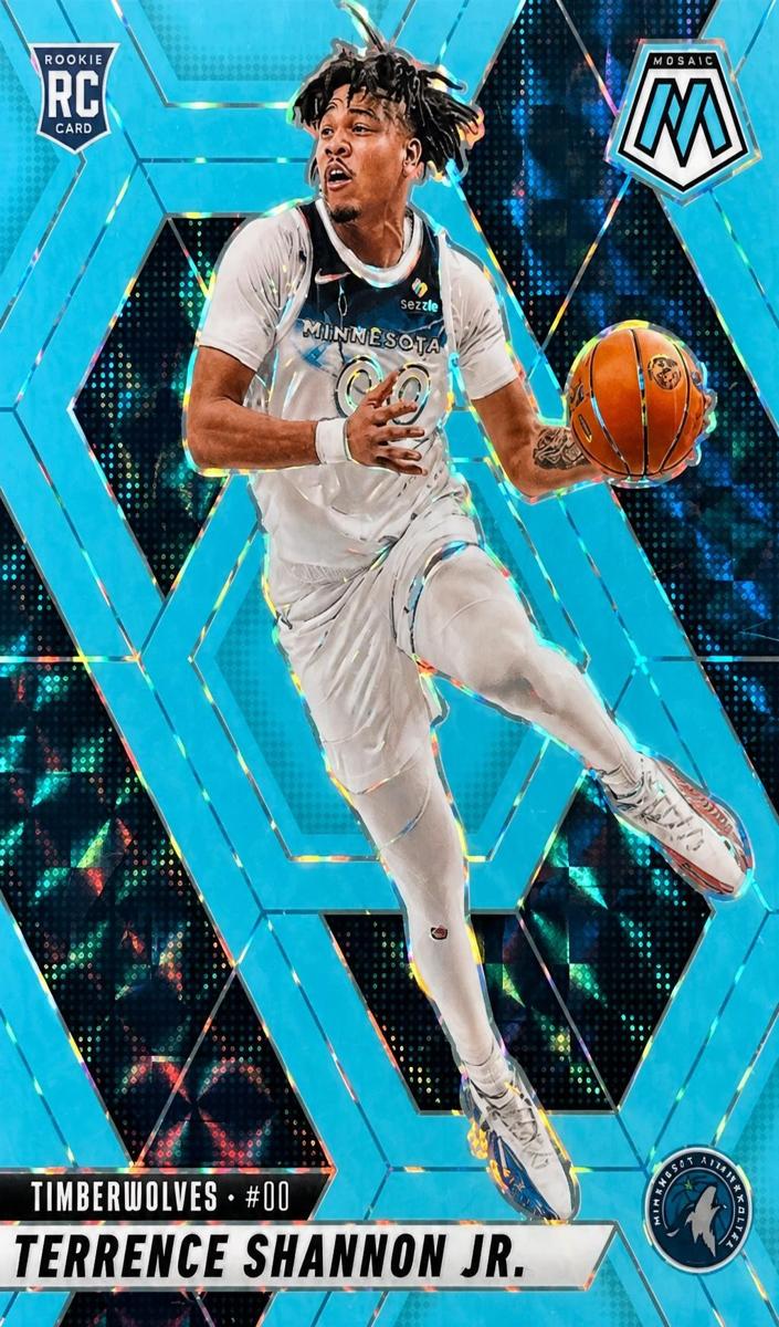 2024 Panini Mosaic Basketball Blue Fluorescent Terrence Shannon Jr. #205