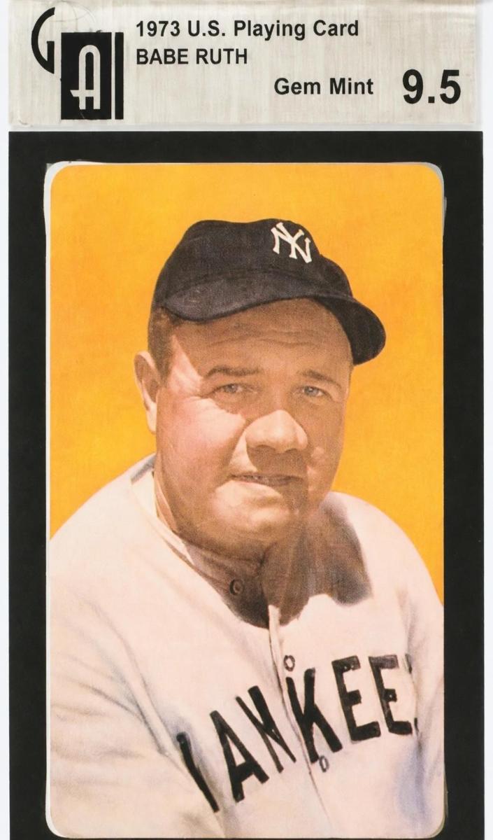 1973 US Playing Cards Babe Ruth Baseball Jack of Hearts Babe Ruth #NNO
