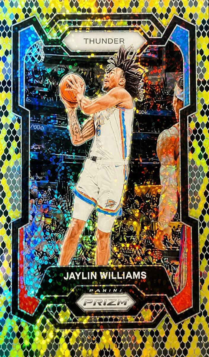 2023 Panini Prizm Basketball King Snake Jaylin Williams #214 PSA 10