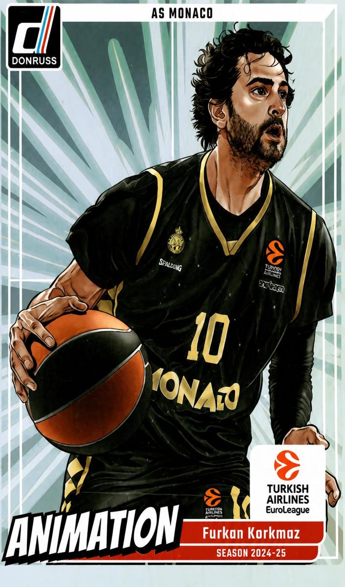 2024 Donruss Turkish Airlines EuroLeague Basketball Furkan Korkmaz #16