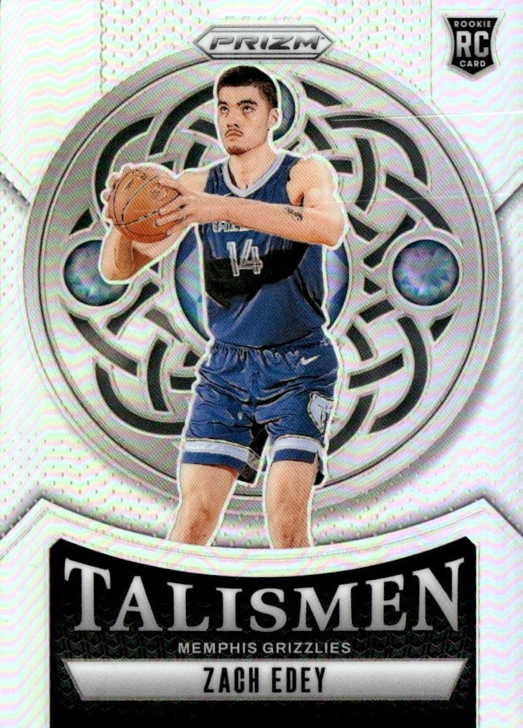 2024 Panini Prizm Basketball Silver Zach Edey #21 PSA 10