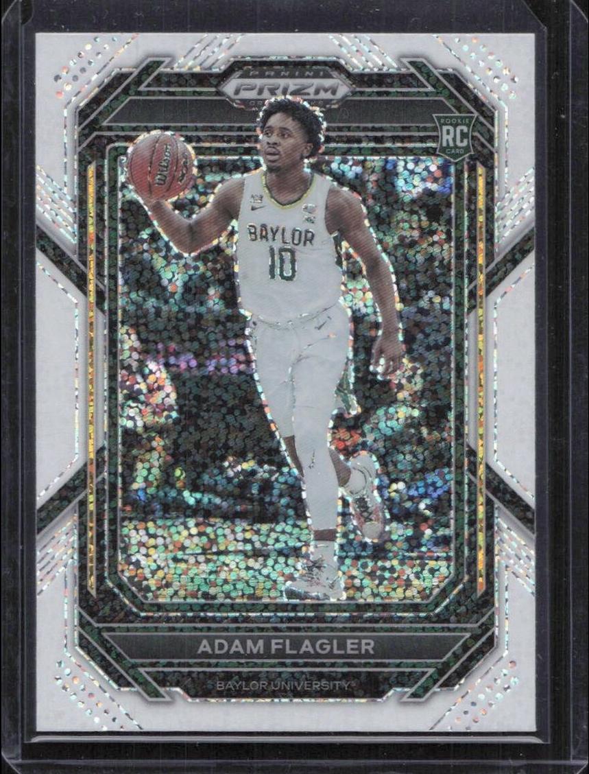 2023 Panini Prizm Draft Picks Basketball White Sparkle Adam Flagler #21
