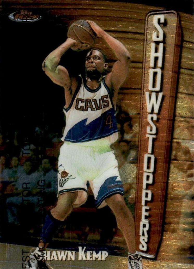 1997 Topps Finest Basketball Shawn Kemp #241