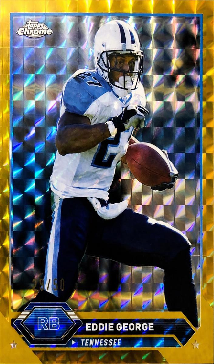 2023 Topps Composite Football Geometric Gold Eddie George #34