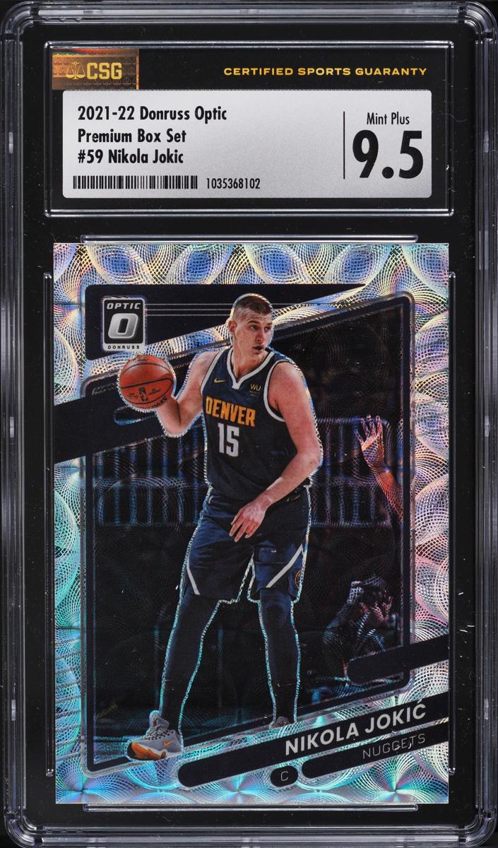 2021 Donruss Optic Basketball Premium Box Set Nikola Jokic #59 CSG 9