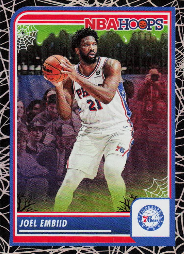 2023 Panini Haunted Hoops Basketball Holo Webs Joel Embiid #271