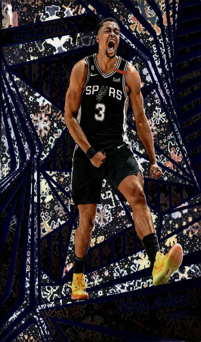 2023 Panini Revolution Basketball Winter Keldon Johnson #82