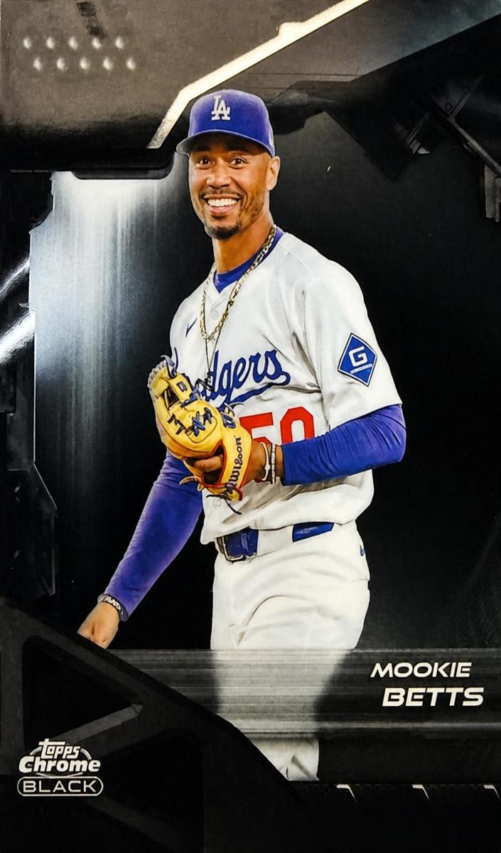 2026 Topps Chrome Black Baseball Mookie Betts #4