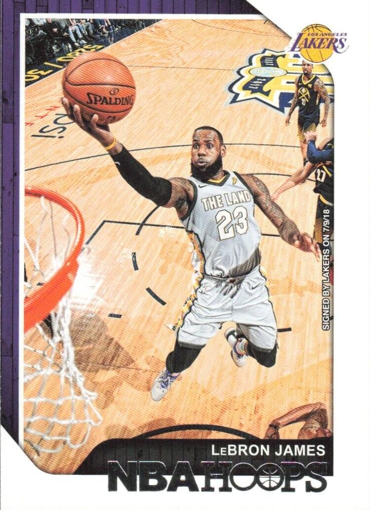 2018 Panini Hoops Basketball LeBron James #82 PSA 10