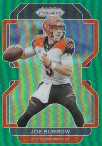2021 Panini Prizm Football Green Joe Burrow #273