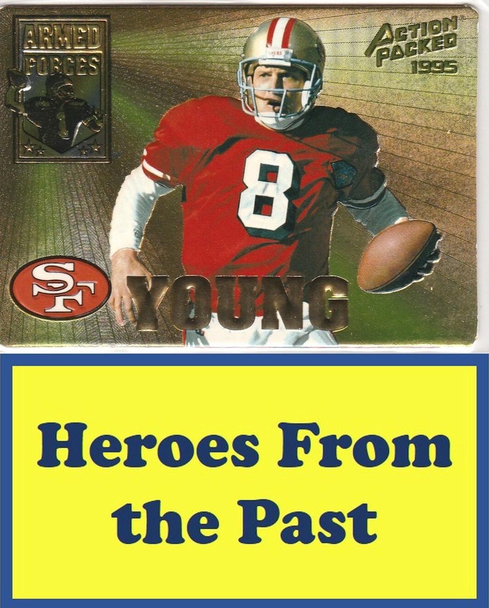 1995 Action Packed Football Steve Young #AF4