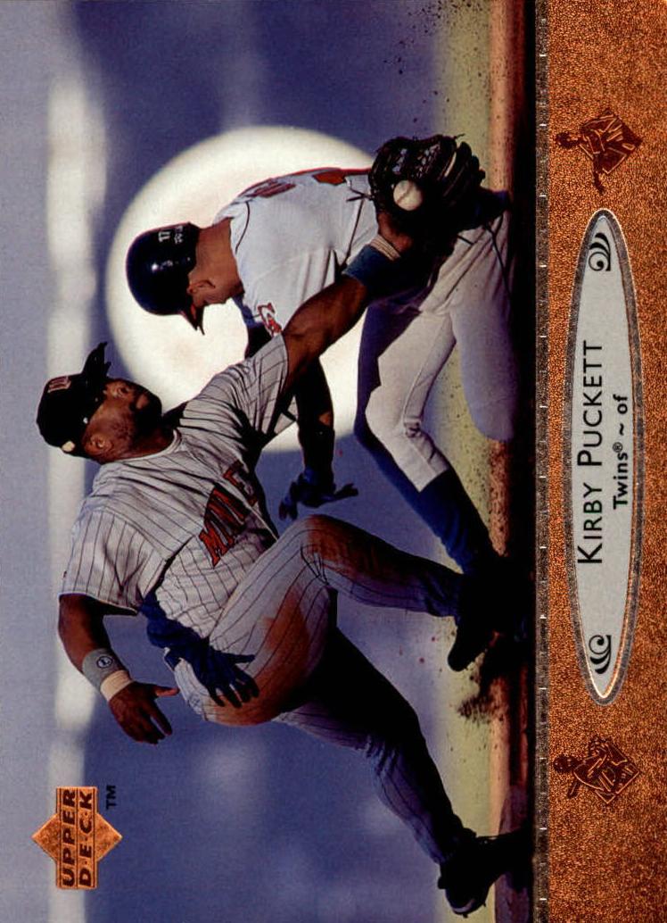 1996 Upper Deck Baseball Kirby Puckett #130 PSA 9