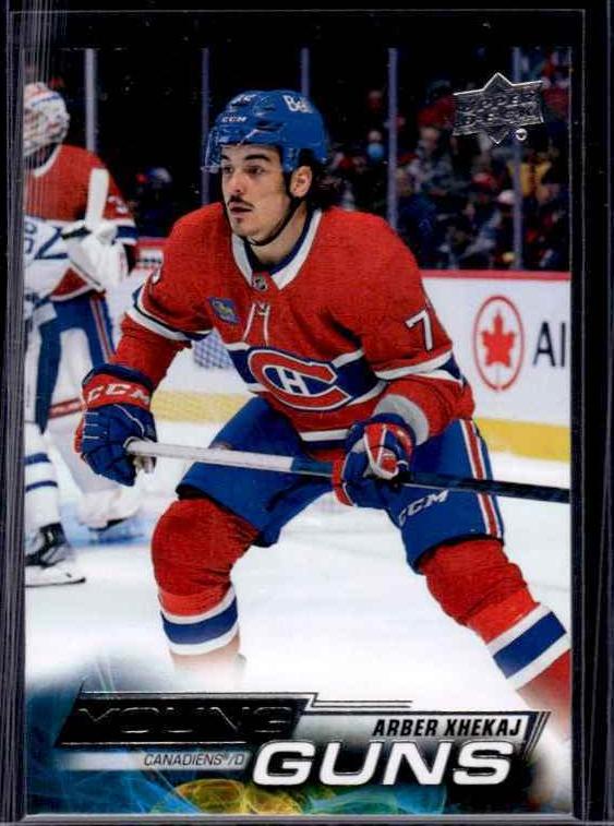 2022 Upper Deck Hockey Arber Xhekaj #490 RAW Ungraded